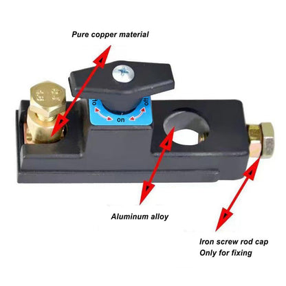 🔋🚗 Car Battery Disconnect Switch – Safe, Easy Power Cut-Off & Anti-Drain Protection ✨